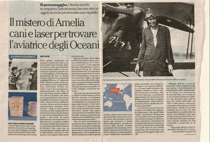 Amelia Earhart - La Repubblica